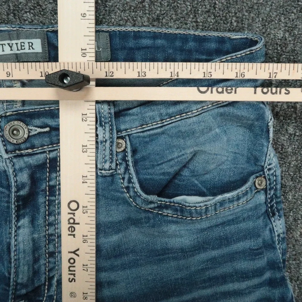Buckle BKE Jeans Mens 34x34 Blue Tyler Straight Leg Medium Wash 5 Pocket VTG